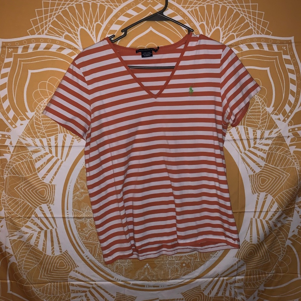 polo v neck tee shirt